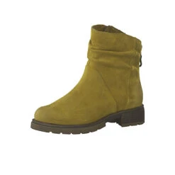 Marco Tozzi Damen Leder Stiefelette Ankle Boot Mustard Gelb 2-2-25866-33 606 Ankle Boots - Gelb