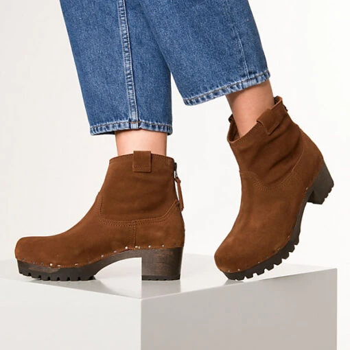 Inken Plateau-Stiefeletten - Cognac – Bild 2