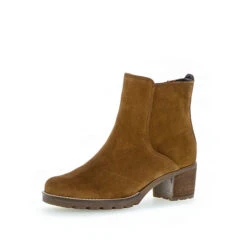 Gabor Comfort Plateau Stiefeletten Rauleder Braun Plateau-Stiefeletten - Braun