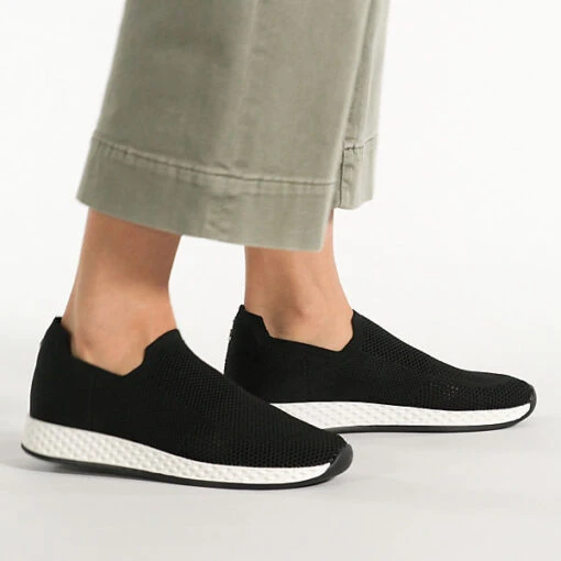 Slip-On-Sneaker - Schwarz – Bild 2