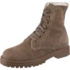 Fashion Leder Schnürboots Velours Winterstiefeletten -Schuh Geschäft 19775407 01