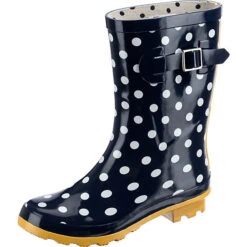 Gummistiefel - Blau/weiß