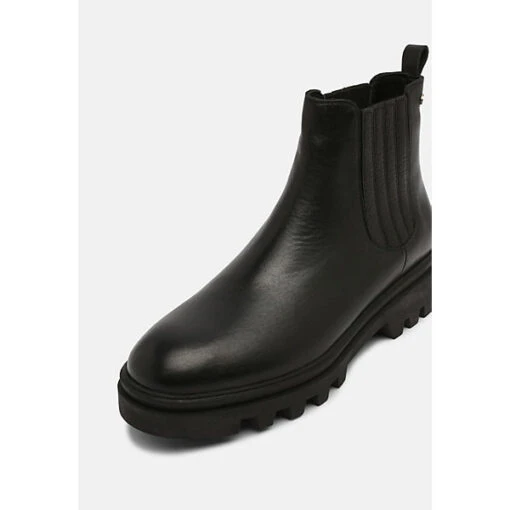 Ankle Boots Mit Fersenlasche Ankle Boots - Schwarz – Bild 5
