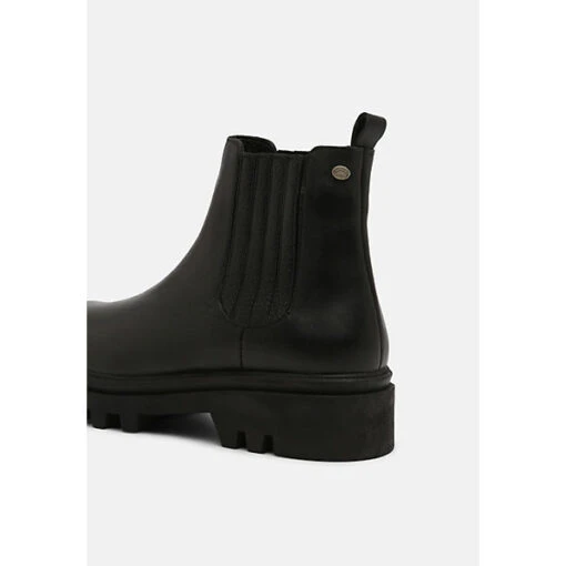 Ankle Boots Mit Fersenlasche Ankle Boots - Schwarz – Bild 6