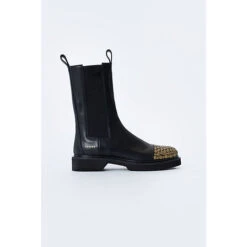 COPENHAGEN Stiefel Chelsea Boots - Schwarz/gold