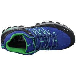 CMP Herren Outdoor Schuhe Rigel Low Outdoorschuh Wandern Trekking Leder-/Textilkombination Uni Outdoorschuhe - Blau -Schuh Geschäft 24166166 06
