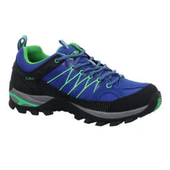 CMP Herren Outdoor Schuhe Rigel Low Outdoorschuh Wandern Trekking Leder-/Textilkombination Uni Outdoorschuhe - Blau -Schuh Geschäft 24166166 07