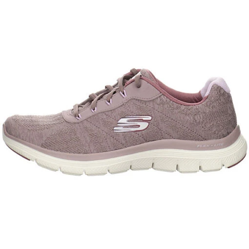 Skechers Damen Laufschuhe Fresh Move Sneaker Freizeit Sport Schuhe Synthetikkombination Gemustert Laufschuhe - Pflaume – Bild 2