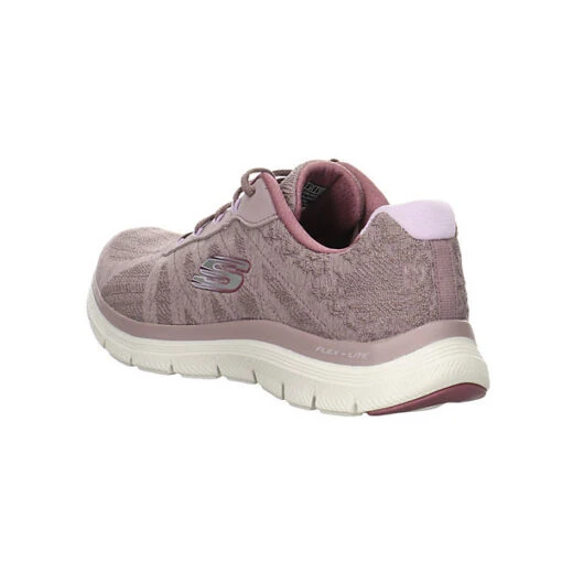 Skechers Damen Laufschuhe Fresh Move Sneaker Freizeit Sport Schuhe Synthetikkombination Gemustert Laufschuhe - Pflaume – Bild 7