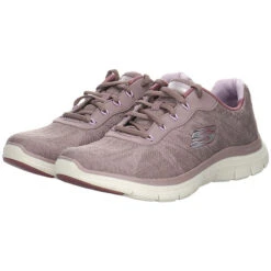 Skechers Damen Laufschuhe Fresh Move Sneaker Freizeit Sport Schuhe Synthetikkombination Gemustert Laufschuhe - Pflaume -Schuh Geschäft 27036362 10