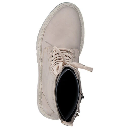 Marco Tozzi Damen Elegante Stiefelette Premio 2-25295-29 Creme 403 Cream Leder Mit MT Feel Ankle Boots - Beige – Bild 4