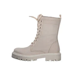 Marco Tozzi Damen Elegante Stiefelette Premio 2-25295-29 Creme 403 Cream Leder Mit MT Feel Ankle Boots - Beige -Schuh Geschäft 27072234 06