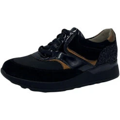 Schnürhalbschuhe - Schwarz
