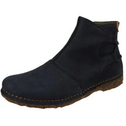 El Naturalista Damen Elegante Stiefelette Angkor N917 Blau Ocean Leder Ankle Boots - Blau