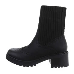 Western- & Bikerboots , Blockabsatz, Used Look