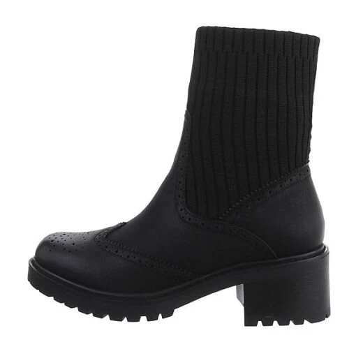 Western- & Bikerboots , Blockabsatz, Used Look