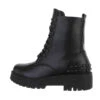 Western- & Bikerboots Lochschnürung, Blockabsatz, Nieten - Schwarz -Schuh Geschäft 29427329 01